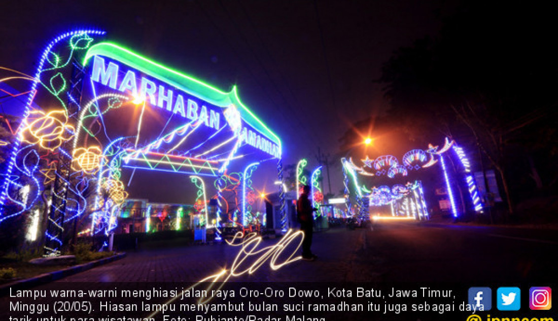 Ramadhan kota Batu Warna  warni  JPNN com